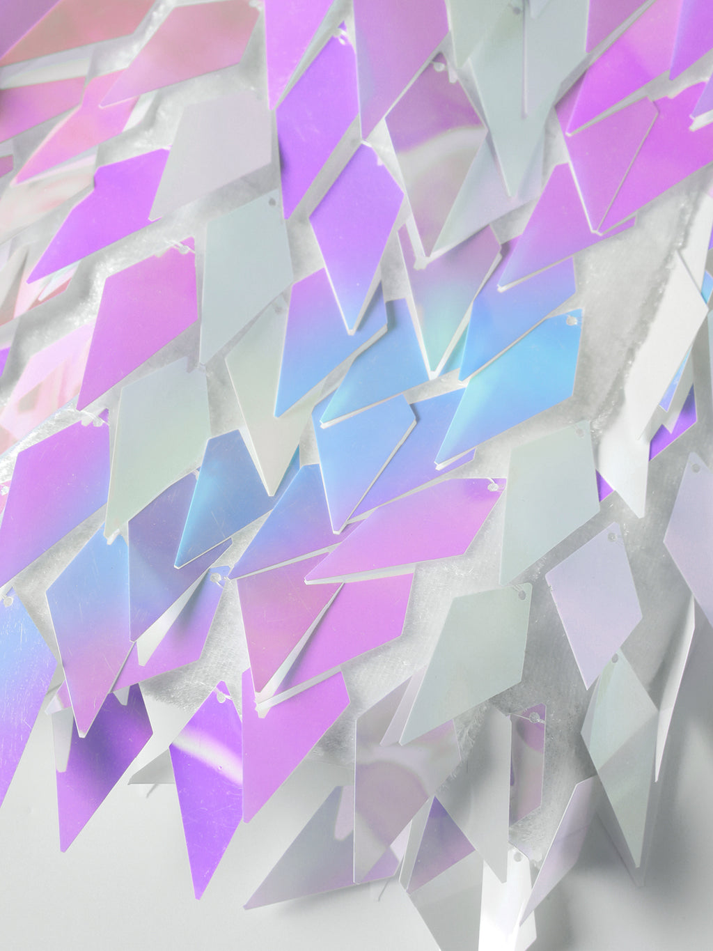 Men’s Iridescent Diamond Sequin Blazer-Color-Shifting Geometric Scale Pattern Statement Jacket